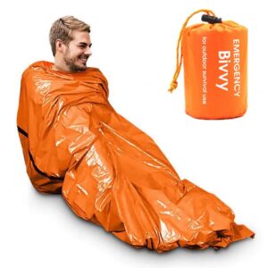 Emergency portable outdoor survival sleeping bag.