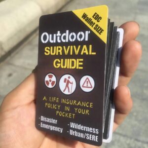 EDC outdoor survival guide for wilderness camping hiking